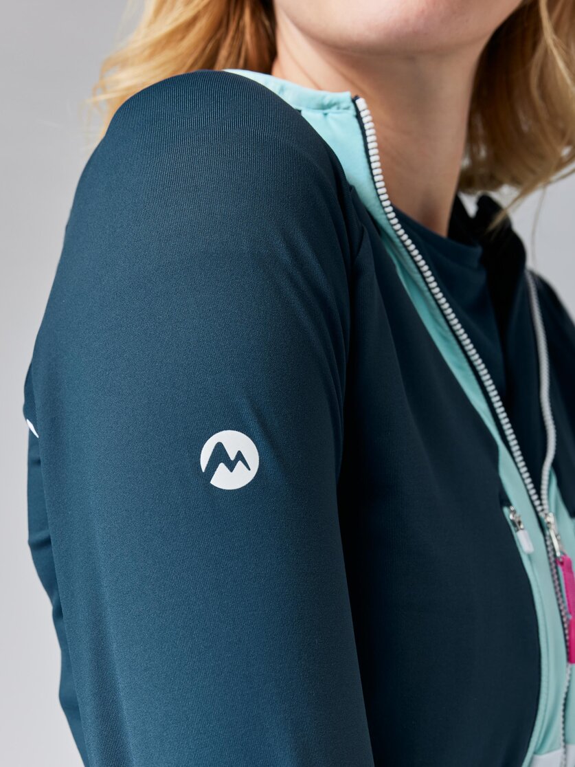 Martini Sportswear - HILLCLIMB Midlayer Jacket W - Strati intermedi in mosstone-white-greenery - Dettaglio 5 - Donna
