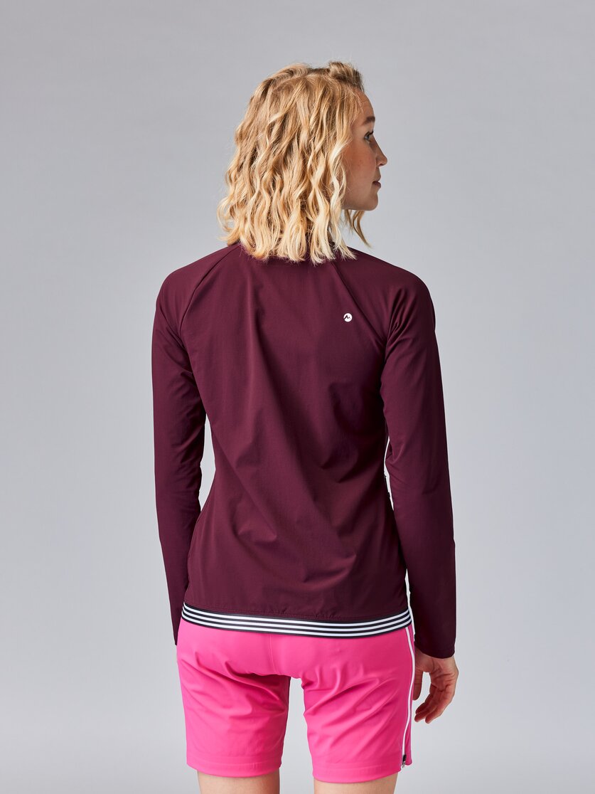 Martini Sportswear - SUNRISE Midlayer Jacket W - Strati intermedi in mosstone - vista laterale modello - Donna