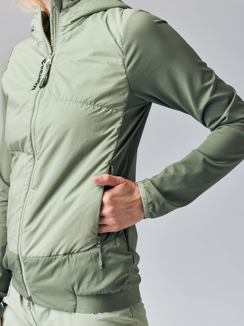 Martini Sportswear - ALPMATE Hybrid Jacket G-Loft® W - Hybridjacken in tendril-mosstone - Detail 1 - Damen