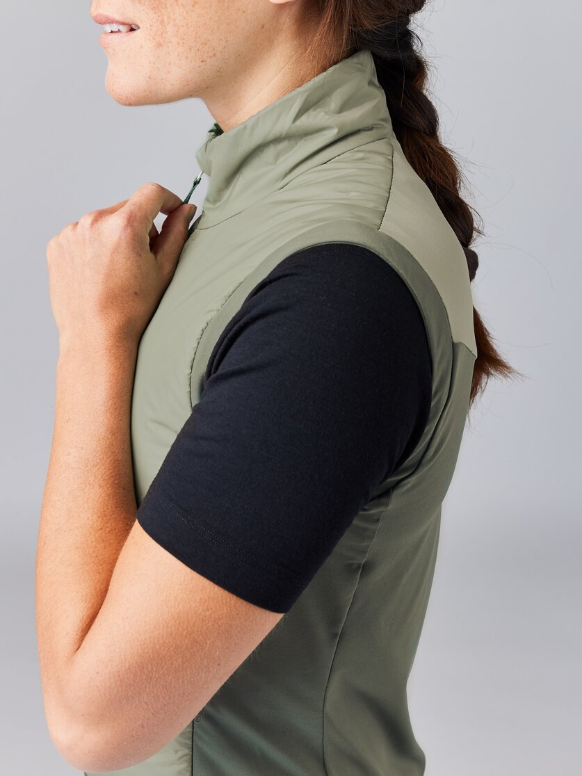 Martini Sportswear - ALPMATE Hybrid Vest G-Loft® W - Westen in tendril-mosstone - Detail 3 - Damen