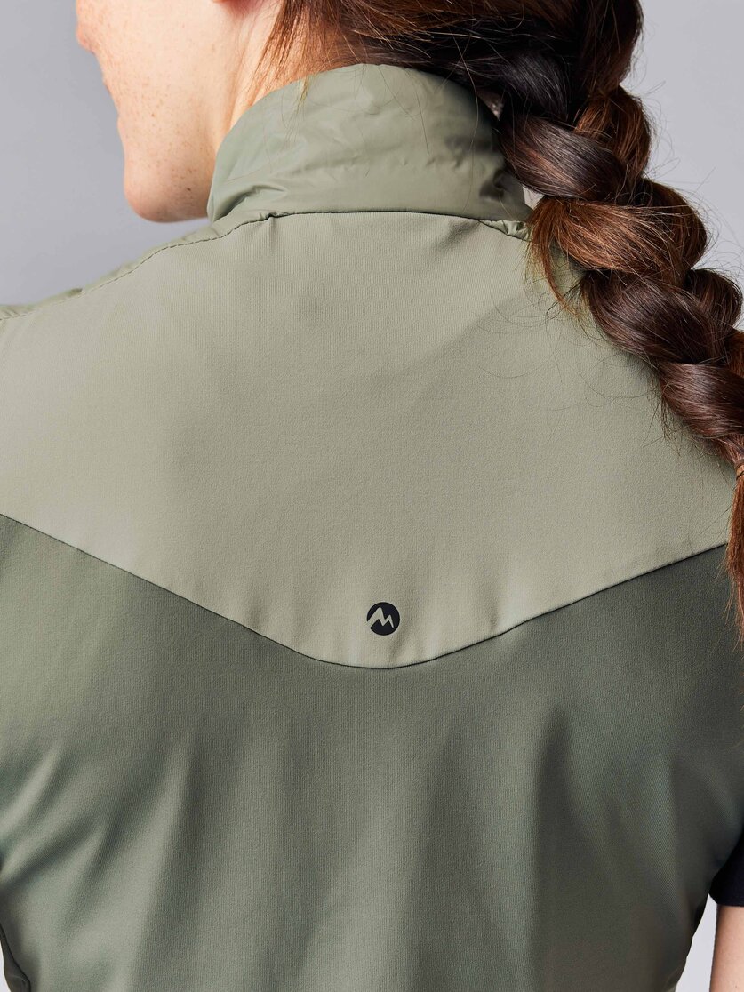Martini Sportswear - ALPMATE Hybrid Vest G-Loft® W - Westen in tendril-mosstone - Detail 6 - Damen