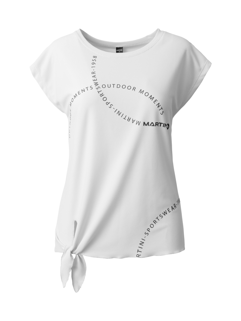 Martini Sportswear - FIRSTLIGHT Shirt Straight W - T-Shirts in white - Vorderansicht - Damen