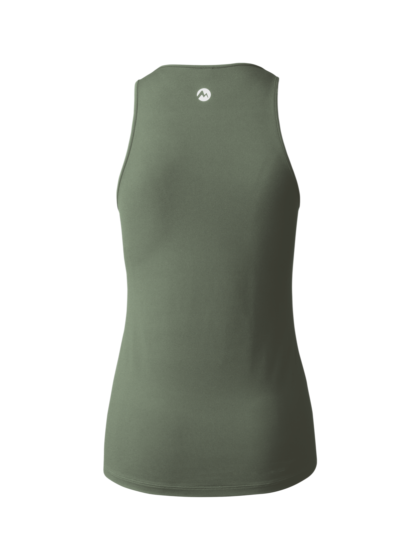 Martini Sportswear - ALPMATE Sleeveless Shirt Dynamic W - Tops in mosstone-tendril - Rückansicht - Damen