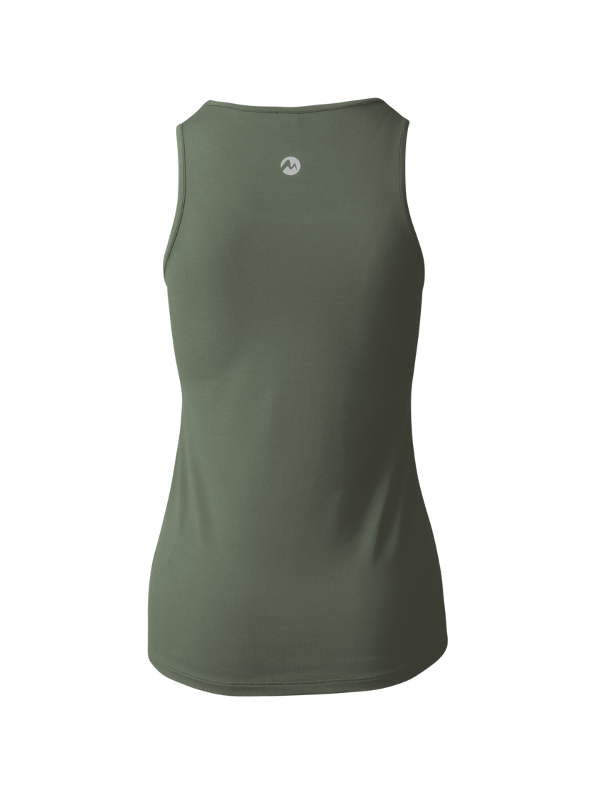 Martini Sportswear - ALPMATE Sleeveless Shirt Straight W - Tops in mosstone - vista posteriore - Donna