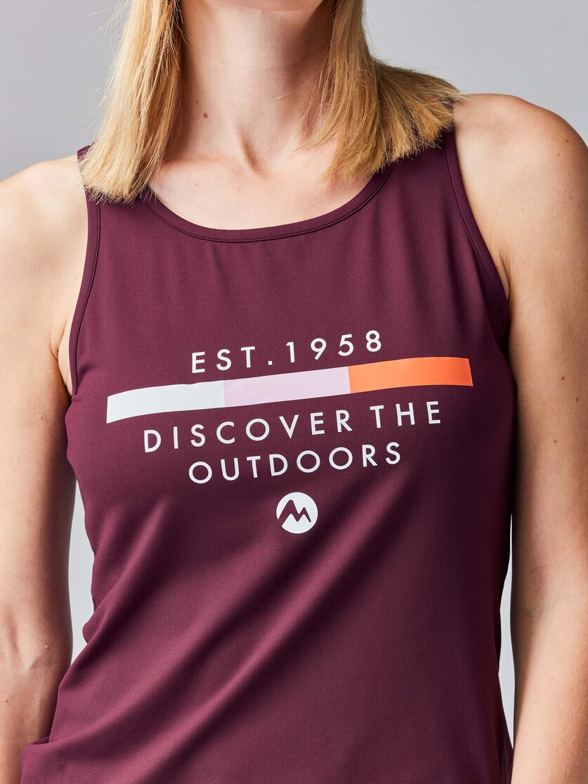 Martini Sportswear - ALPMATE Sleeveless Shirt Straight W - Tops in mosstone - Dettaglio 2 - Donna