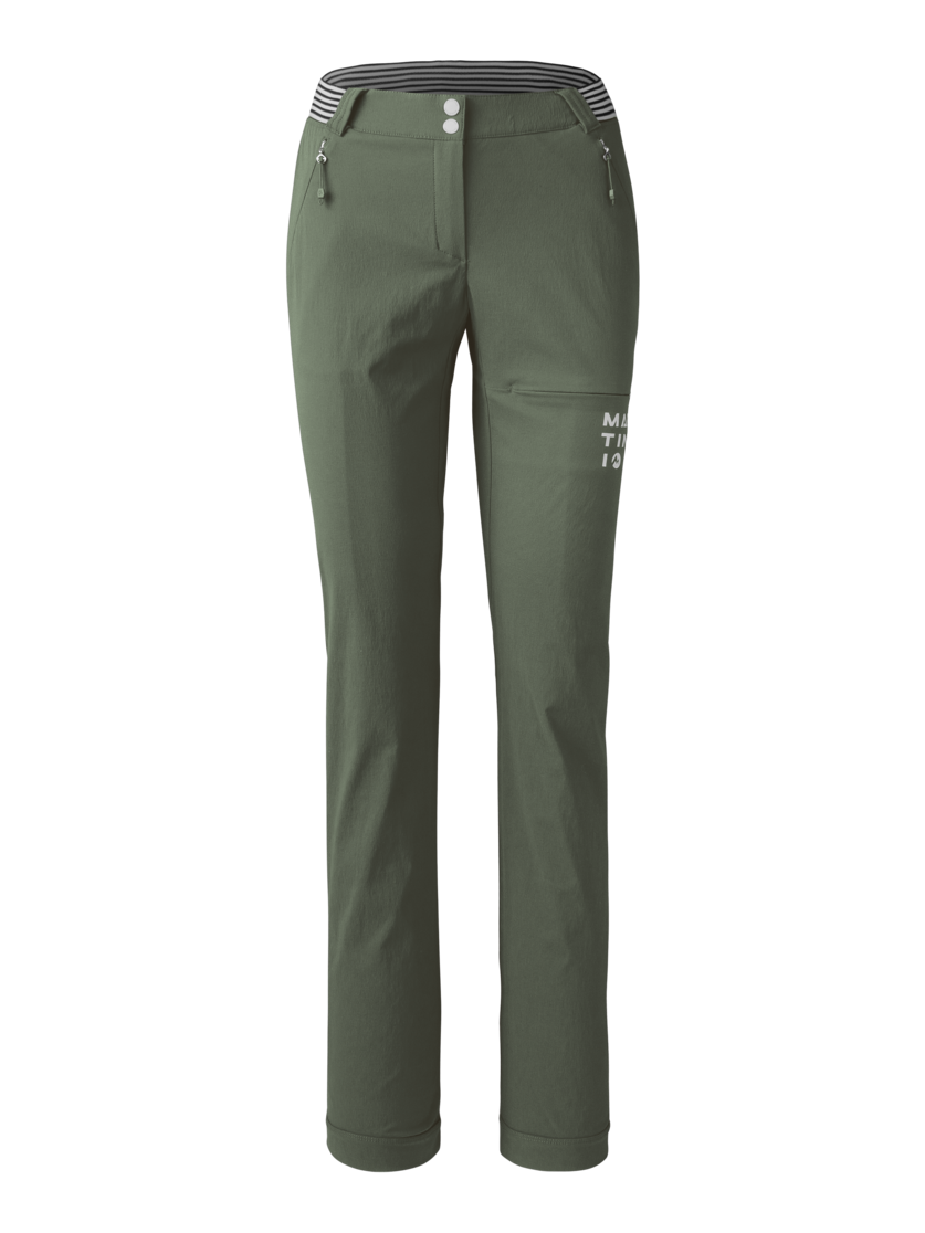 Martini Sportswear - HIGHVENTURE Pants W - Long pants in mosstone - front view - Women
