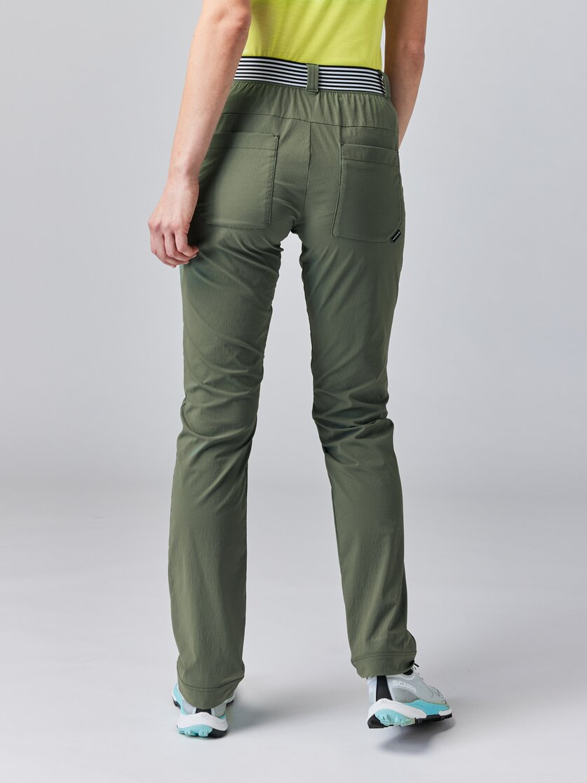 Martini Sportswear - HIGHVENTURE Pants W - Long pants in mosstone - front view model - Women