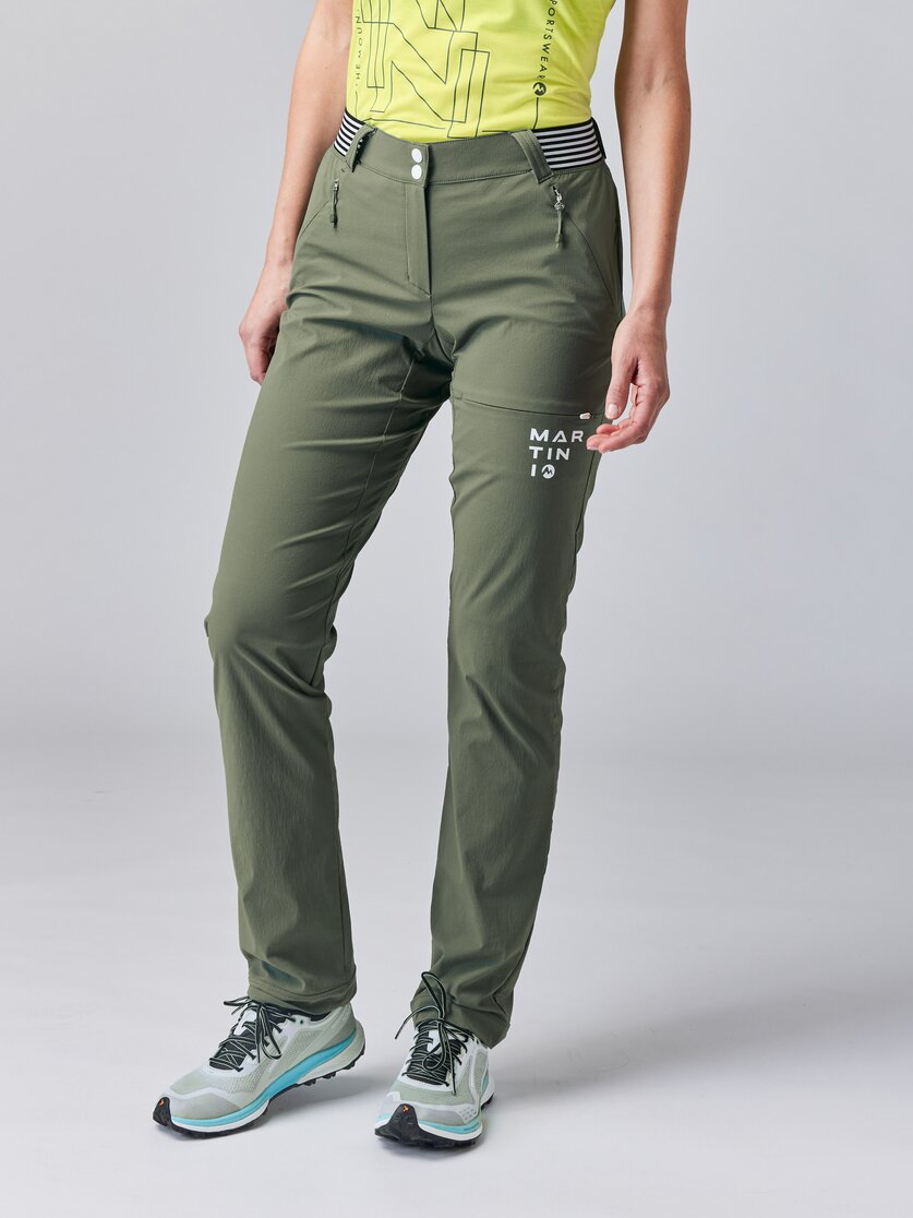 Martini Sportswear - HIGHVENTURE Pants W - Long pants in mosstone - rear view model - Women