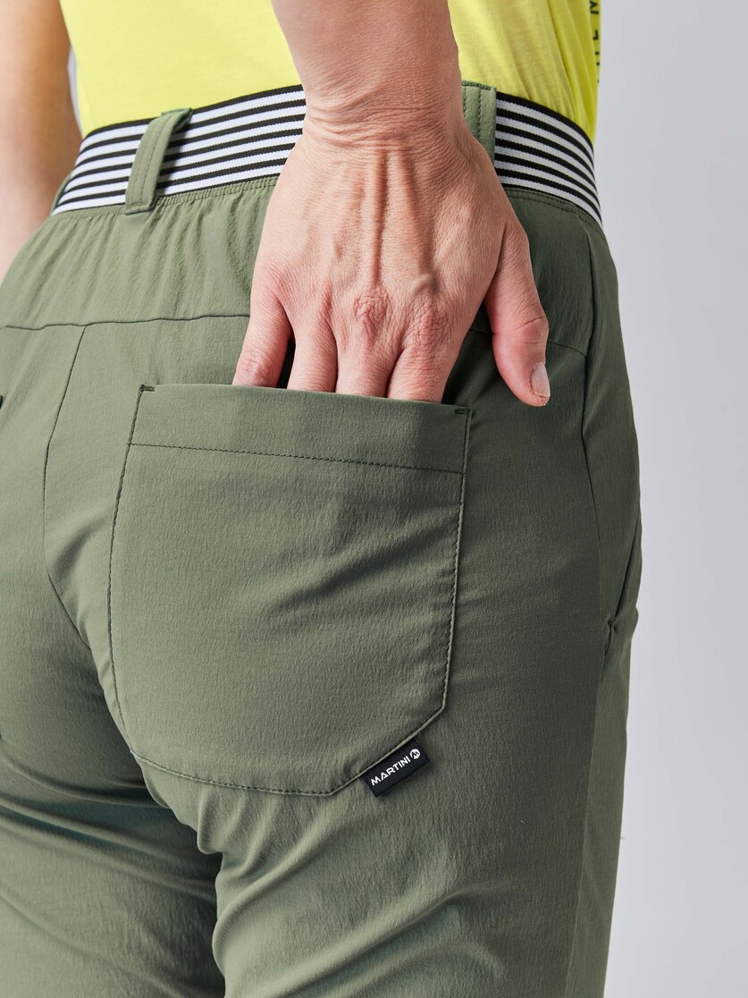Martini Sportswear - HIGHVENTURE Pants W - Long pants in mosstone - Detail 1 - Women