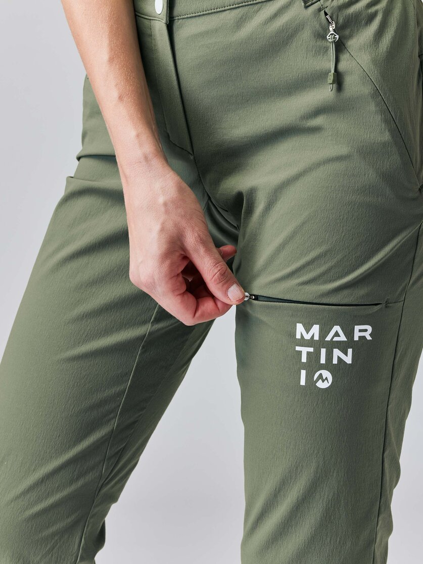 Martini Sportswear - HIGHVENTURE Pants W - Long pants in mosstone - Detail 2 - Women