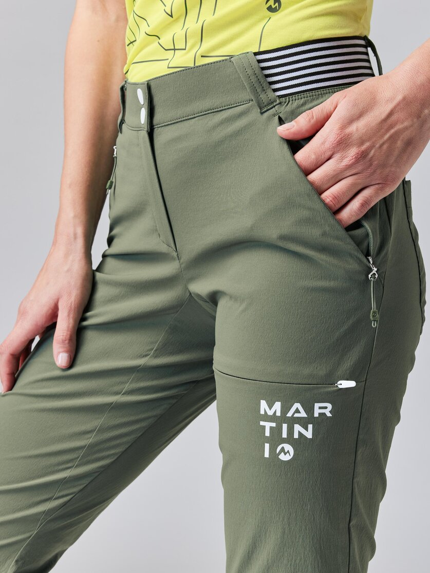 Martini Sportswear - HIGHVENTURE Pants W - Long pants in mosstone - Detail 3 - Women