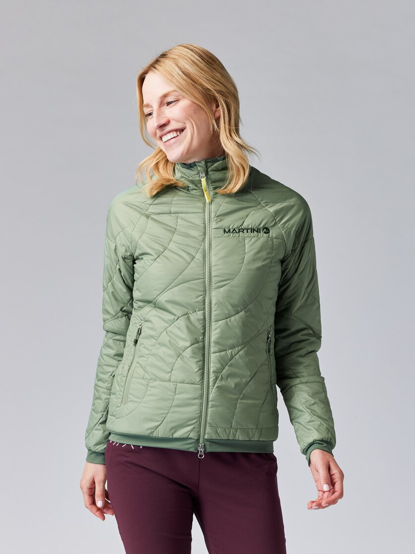 Martini Sportswear - ALPMATE Padded Jacket G-Loft® W - Primaloft & Gloft Jacken in tendril - Vorderansicht Model - Damen