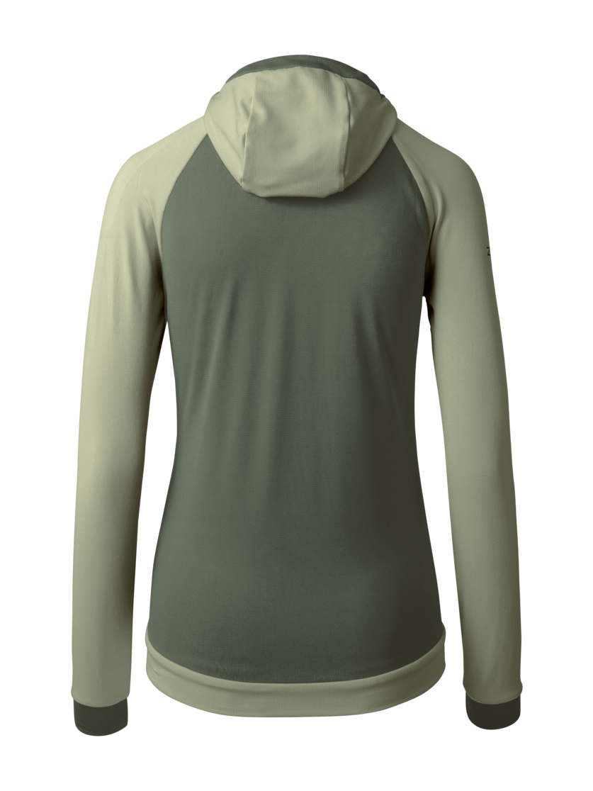 Martini Sportswear - HIGHVENTURE Midlayer Jacket W - Fleecejacke in mosstone-tendril - Rückansicht - Damen