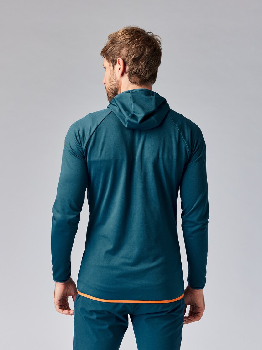 Martini Sportswear - HIGHVENTURE Midlayer Jacket M - Fleecejacke in mosstone-greenery - Rückansicht Model - Herren