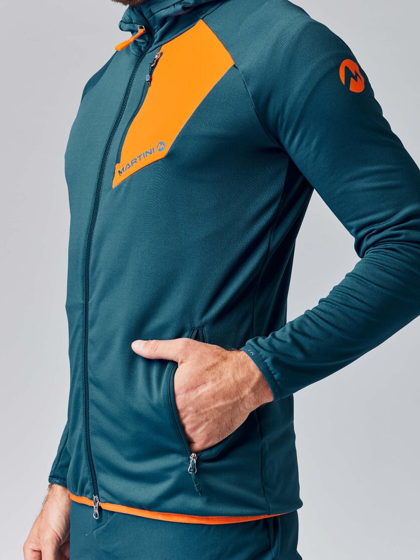 Martini Sportswear - HIGHVENTURE Midlayer Jacket M - Fleecejacke in mosstone-greenery - Detail 2 - Herren