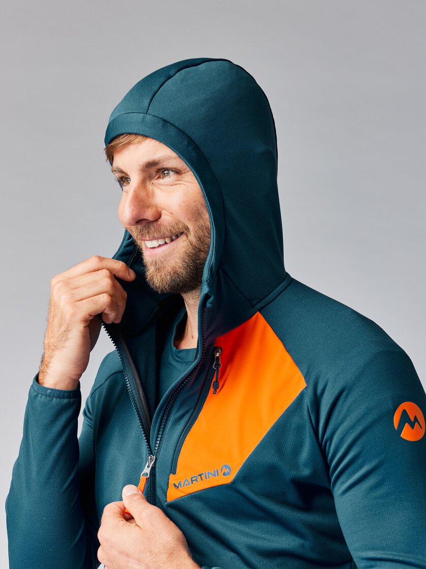 Martini Sportswear - HIGHVENTURE Midlayer Jacket M - Fleecejacke in mosstone-greenery - Detail 4 - Herren