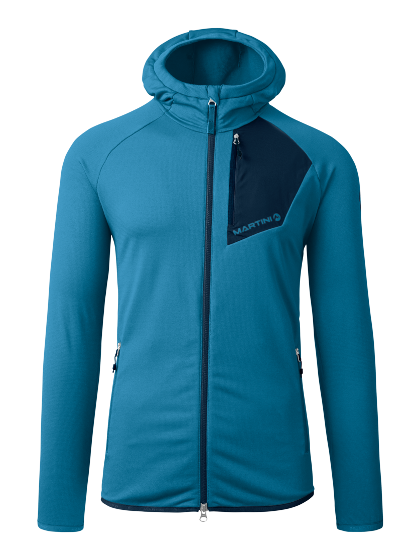 Martini Sportswear - HIGHVENTURE Midlayer Jacket M - Fleecejacke in horizon-true navy - Vorderansicht - Herren