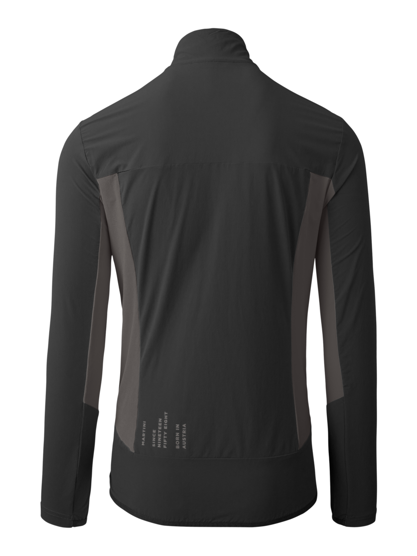 Martini Sportswear - HILLCLIMB Midlayer Jacket M - Midlayers in black-steel - Rückansicht - Herren