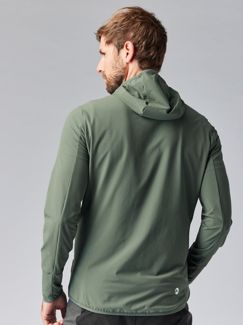 Martini Sportswear - ALPMATE Hybrid Jacket G-Loft® M - Giacche ibride in mosstone - vista laterale modello - Uomo