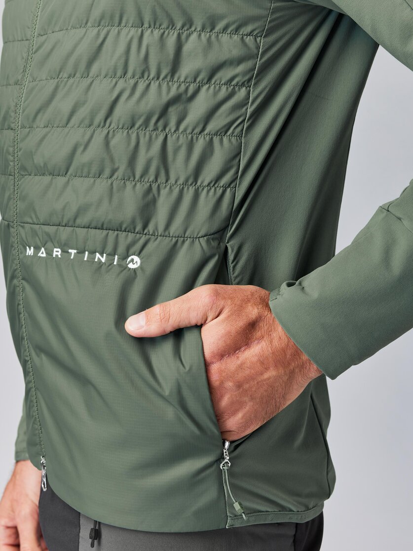 Martini Sportswear - ALPMATE Hybrid Jacket G-Loft® M - Giacche ibride in mosstone - Dettaglio 2 - Uomo