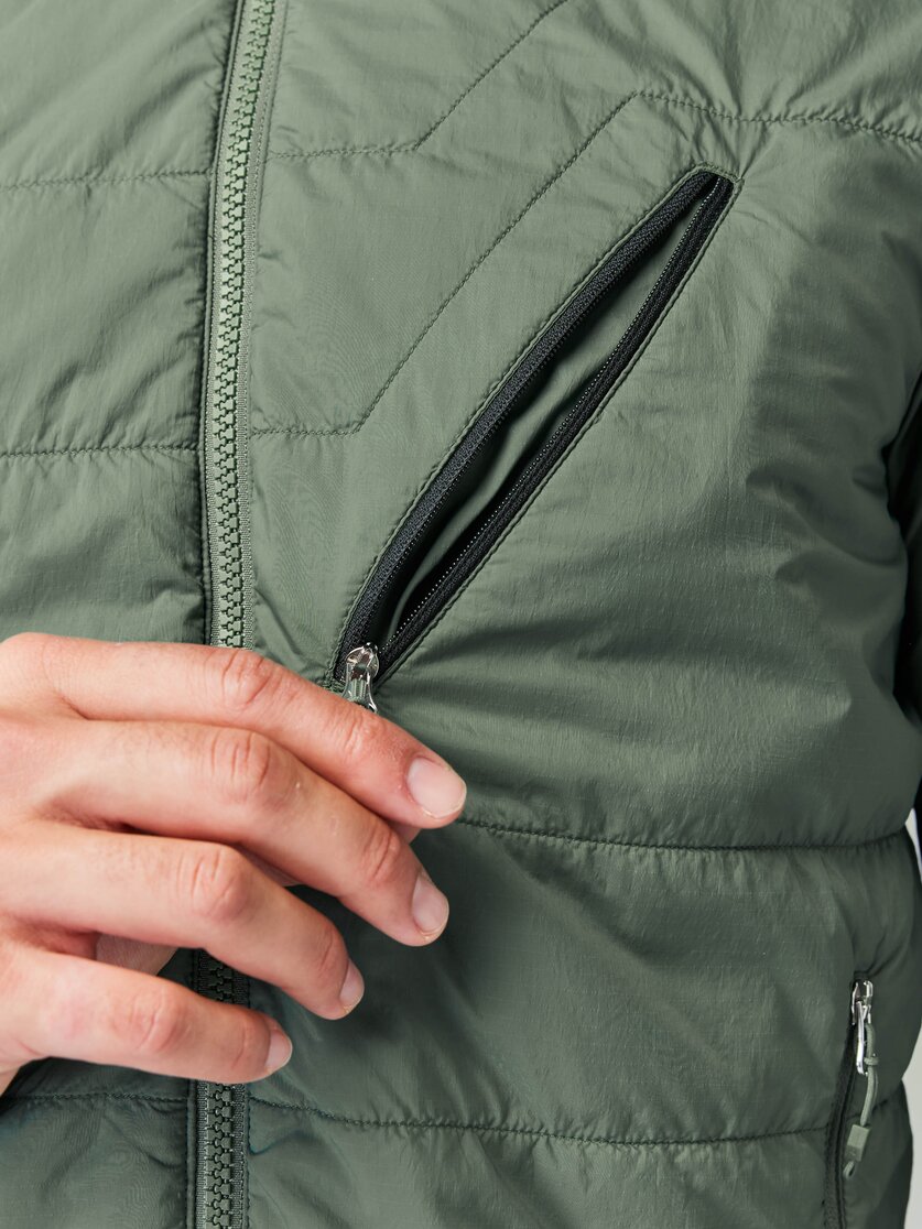 Martini Sportswear - NEVERREST Hybrid Jacket G-Loft® M - Hybrid jackets in mosstone-black - Detail 5 - Men