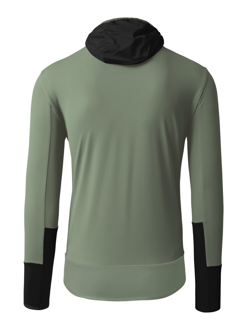 Martini Sportswear - NEVERREST Hybrid Jacket G-Loft® M - Hybrid jackets in mosstone-black - rear view - Men