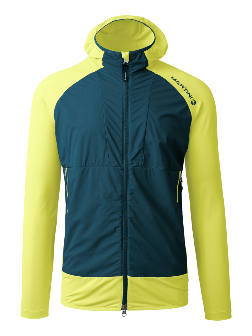 Martini Sportswear - TREKTECH Hybrid Jacket M - Giacche ibride in greenery-poseidon - vista frontale - Uomo