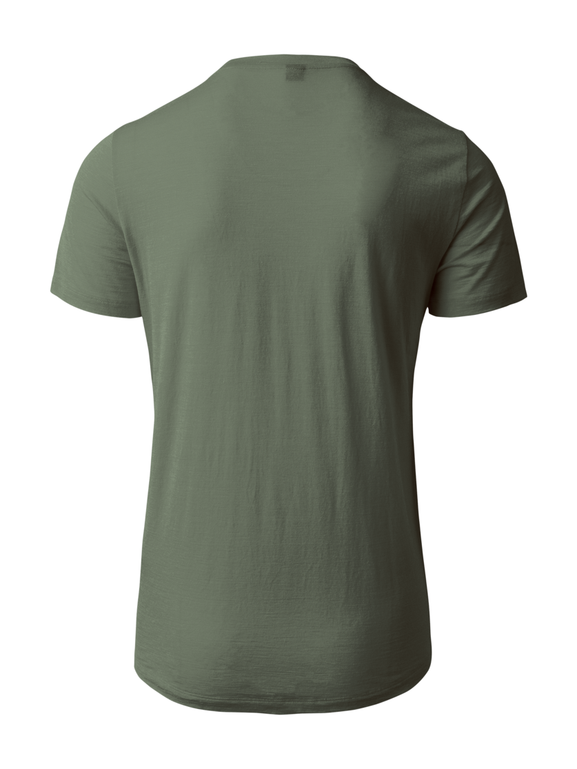 Martini Sportswear - TREKTECH Shirt Straight M - T-Shirts in mosstone - Rückansicht - Herren
