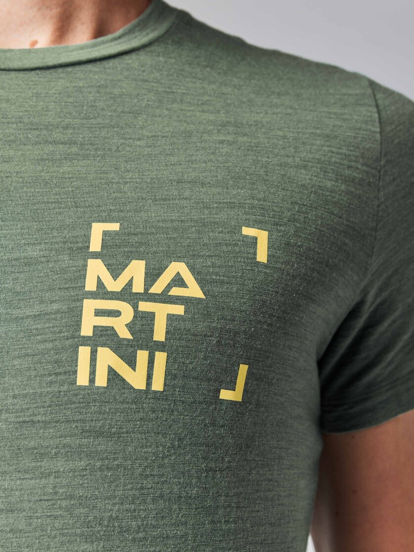 Martini Sportswear - TREKTECH Shirt Straight M - T-Shirts in mosstone - Detail 1 - Herren