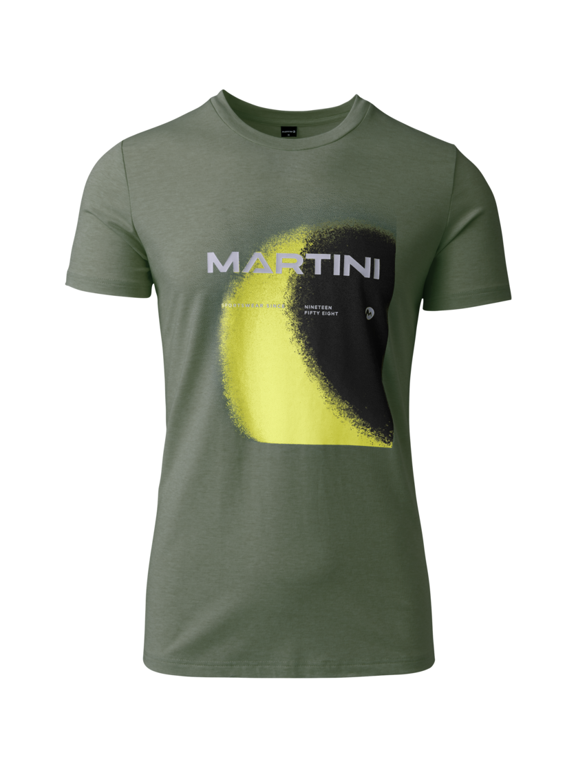 Martini Sportswear - ALPMATE Shirt M - T-Shirts in mosstone - vista frontale - Uomo