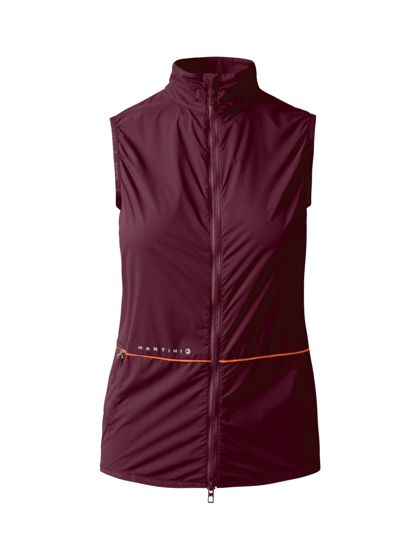 Martini Sportswear - FLOWTRAIL Vest W - Outdoor vests in fairy tale - front view - Women