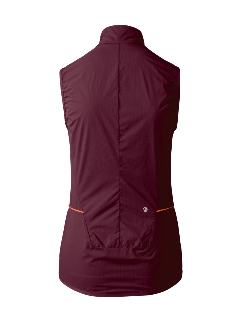 Martini Sportswear - FLOWTRAIL Vest W - Outdoor vests in fairy tale - rear view - Women