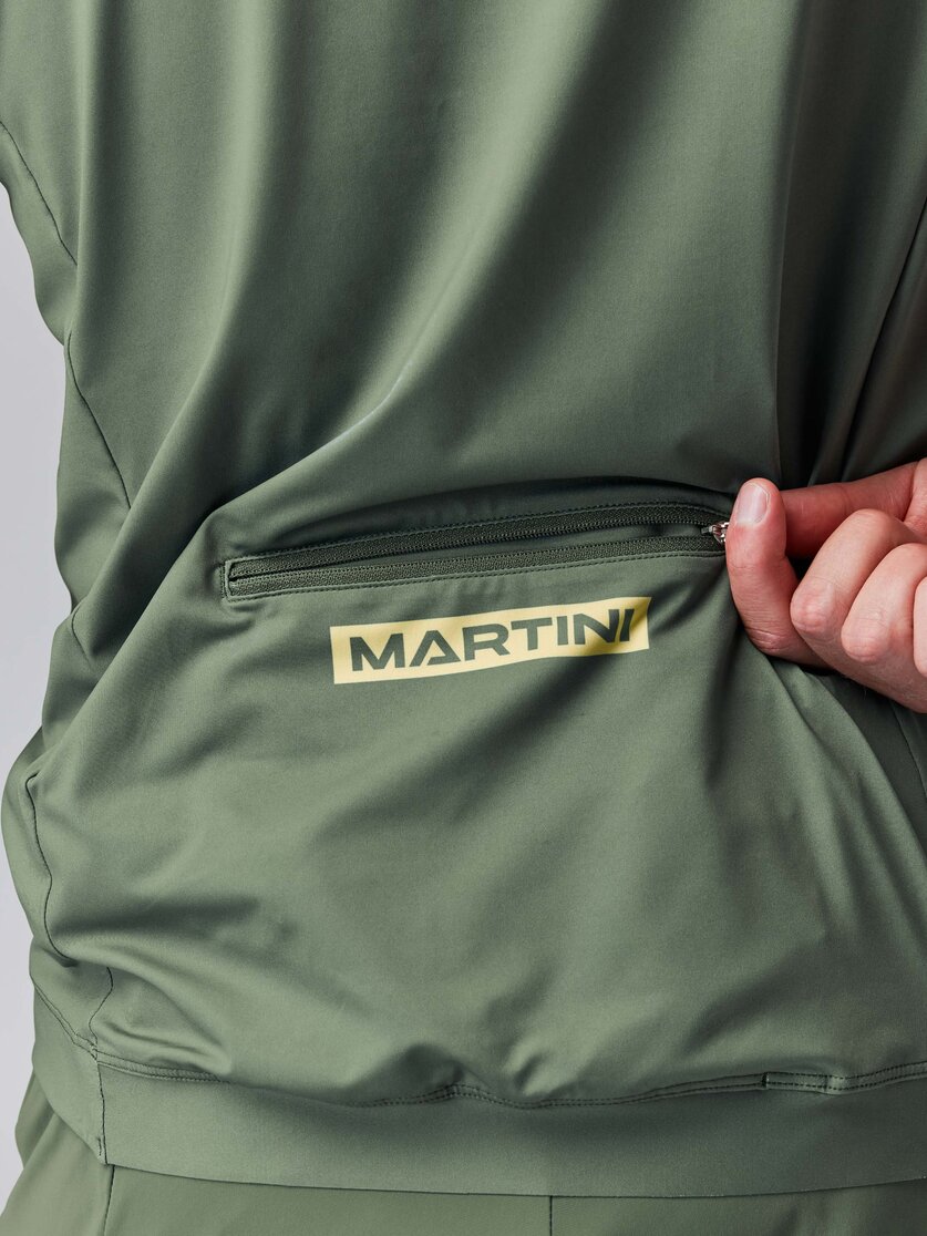 Martini Sportswear - FLOWTRAIL Halfzip Shirt Dynamic M - T-Shirts in mosstone-greenery - Dettaglio 1 - Uomo