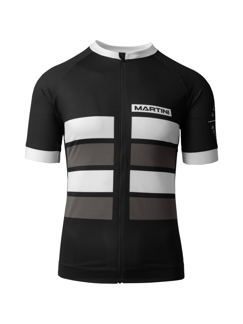 Martini Sportswear - FLOWTRAIL Zip Shirt Dynamic M - T-Shirts in black-steel - front view - Men