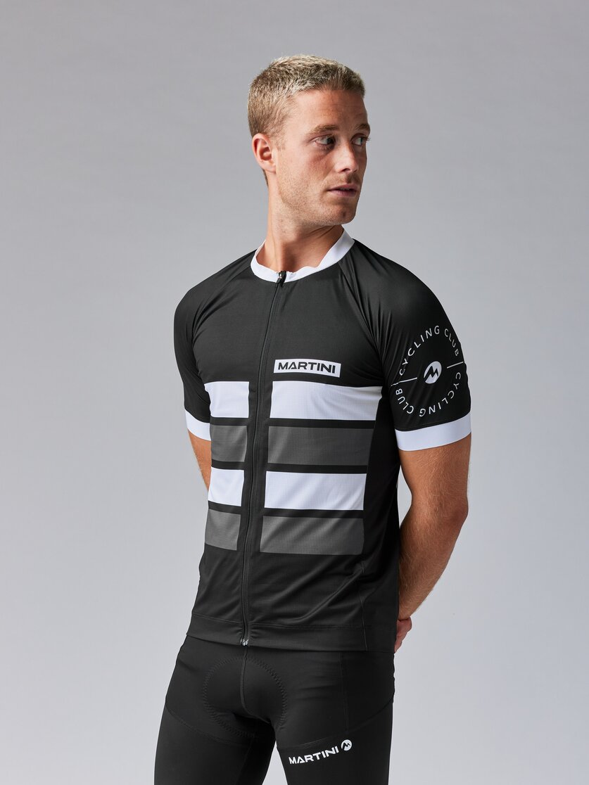 Martini Sportswear - FLOWTRAIL Zip Shirt Dynamic M - T-Shirts in black-steel - rear view model - Men