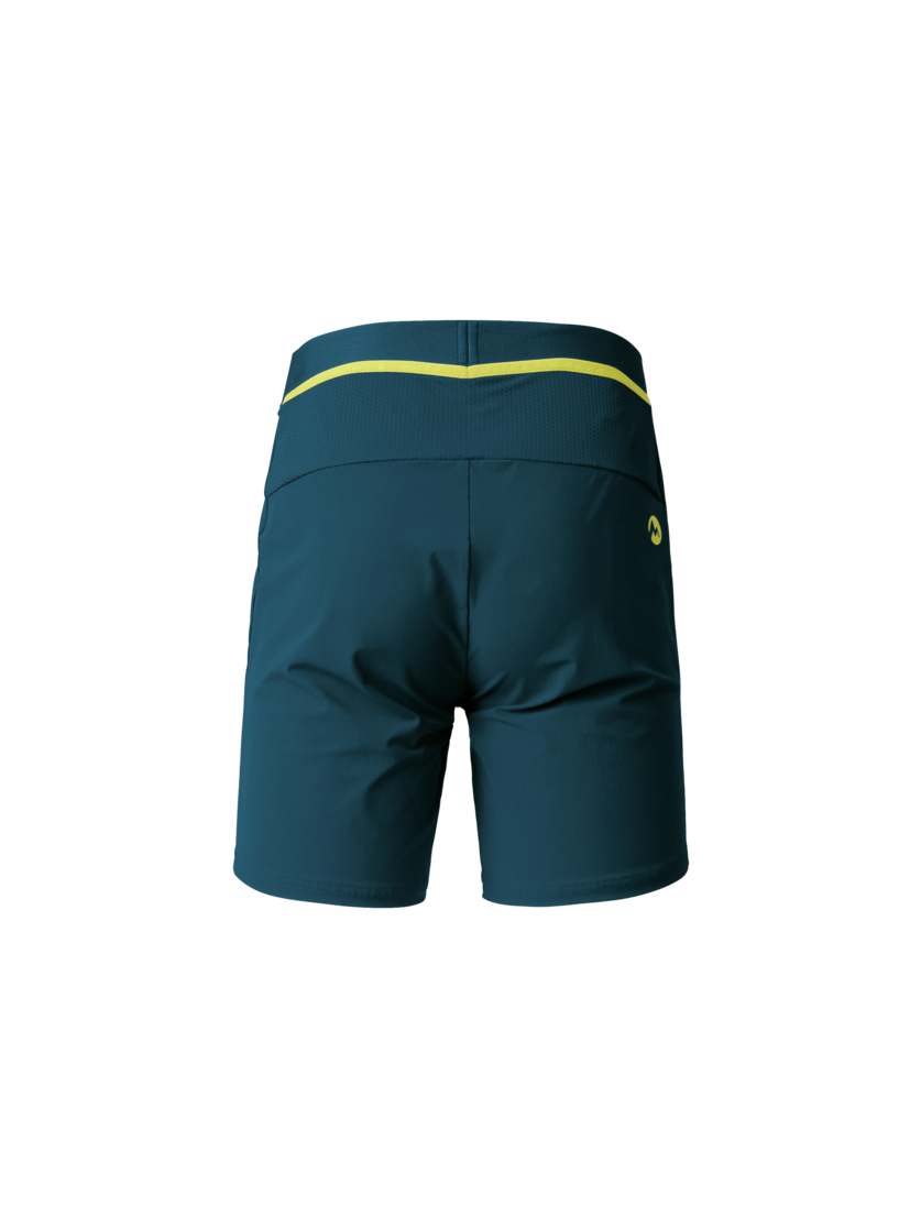 Martini Sportswear - PACEMAKER Shorts M - Shorts in poseidon-greenery - vista posteriore - Uomo