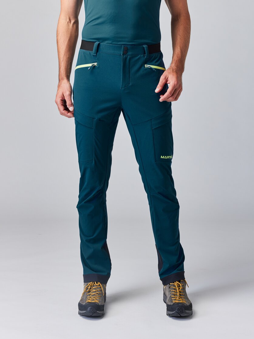 Martini Sportswear - TREKTECH Pants M - Long pants in mosstone-greenery - front view model - Men