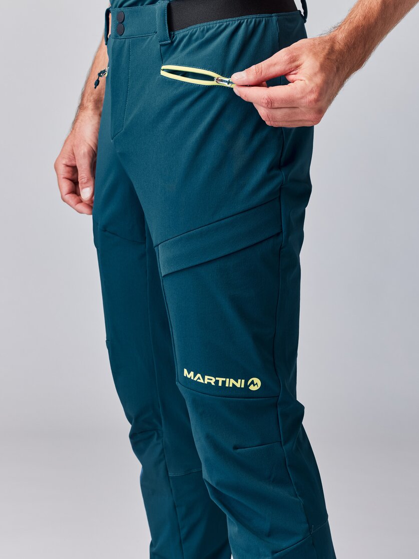 Martini Sportswear - TREKTECH Pants M - Long pants in mosstone-greenery - Detail 1 - Men