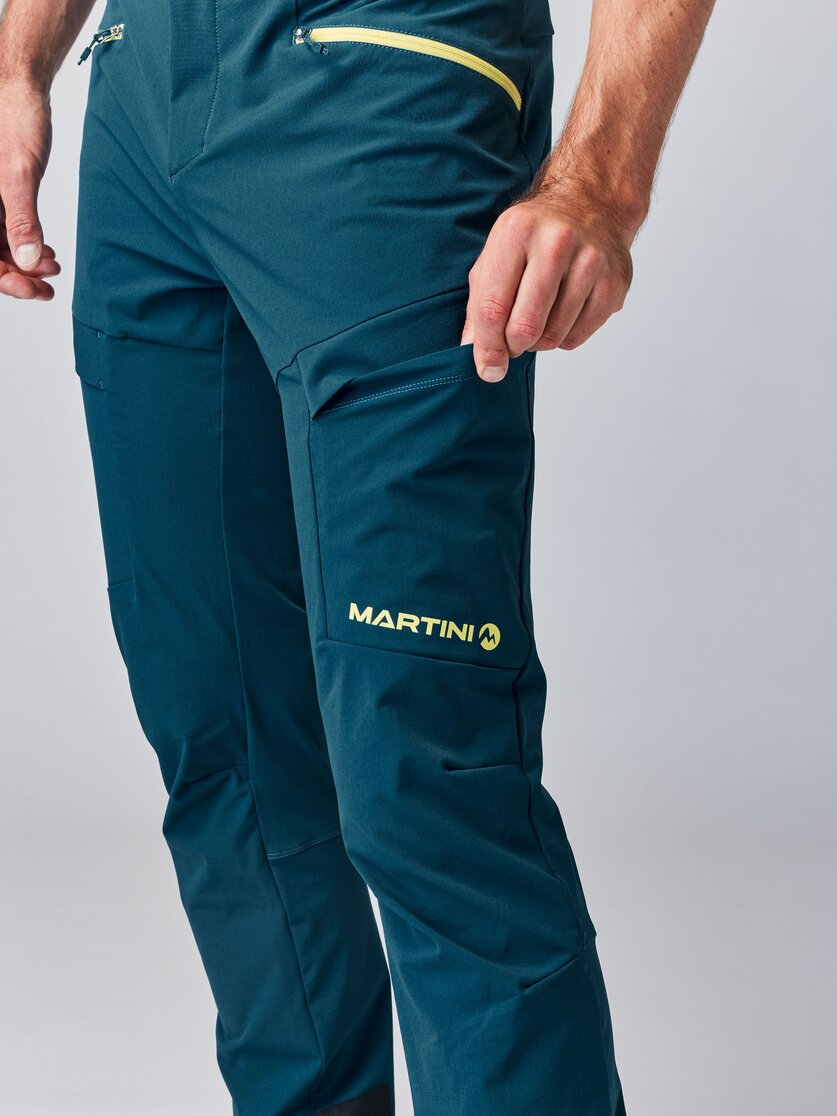 Martini Sportswear - TREKTECH Pants M - Long pants in mosstone-greenery - Detail 2 - Men