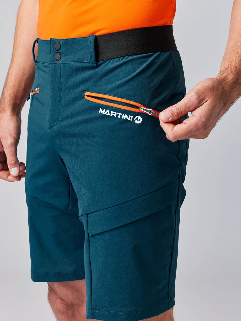 Martini Sportswear - ALPMATE Shorts Dynamic M - Kurze Hosen in mosstone-greenery - Detail 1 - Herren