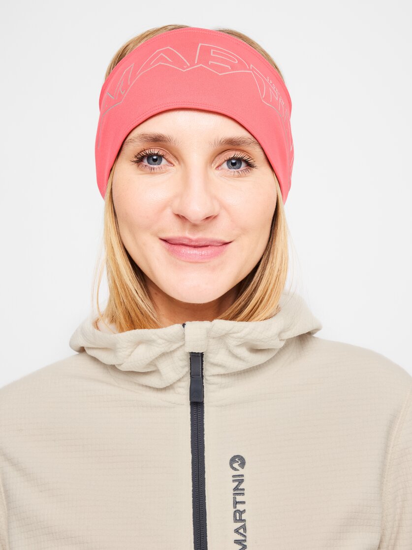 Martini Sportswear - Horizon Functional Headband W - Stirnbänder in black-white - Vorderansicht Model - Damen