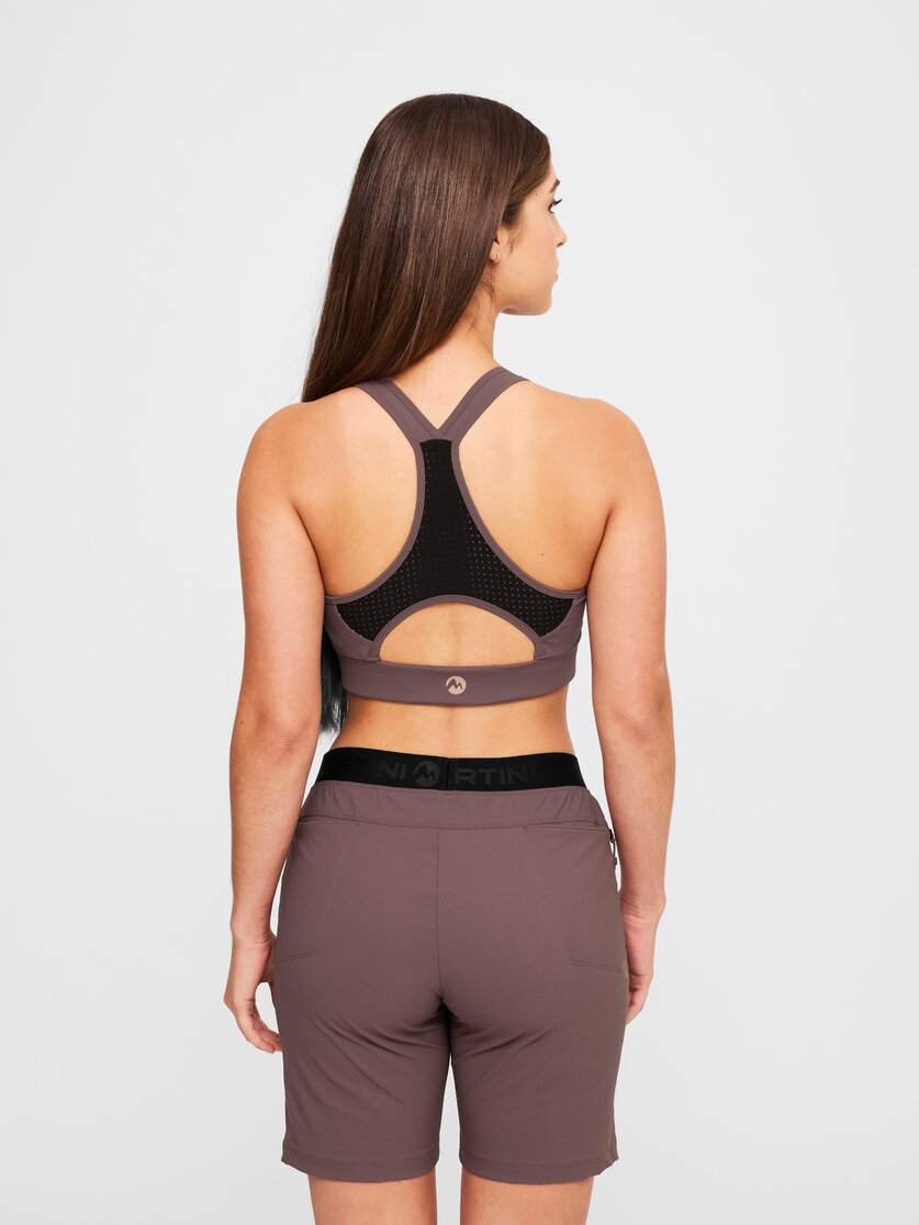 Martini Sportswear - Hillclimb Bra W - Sport bras in white - rear view model - Women
