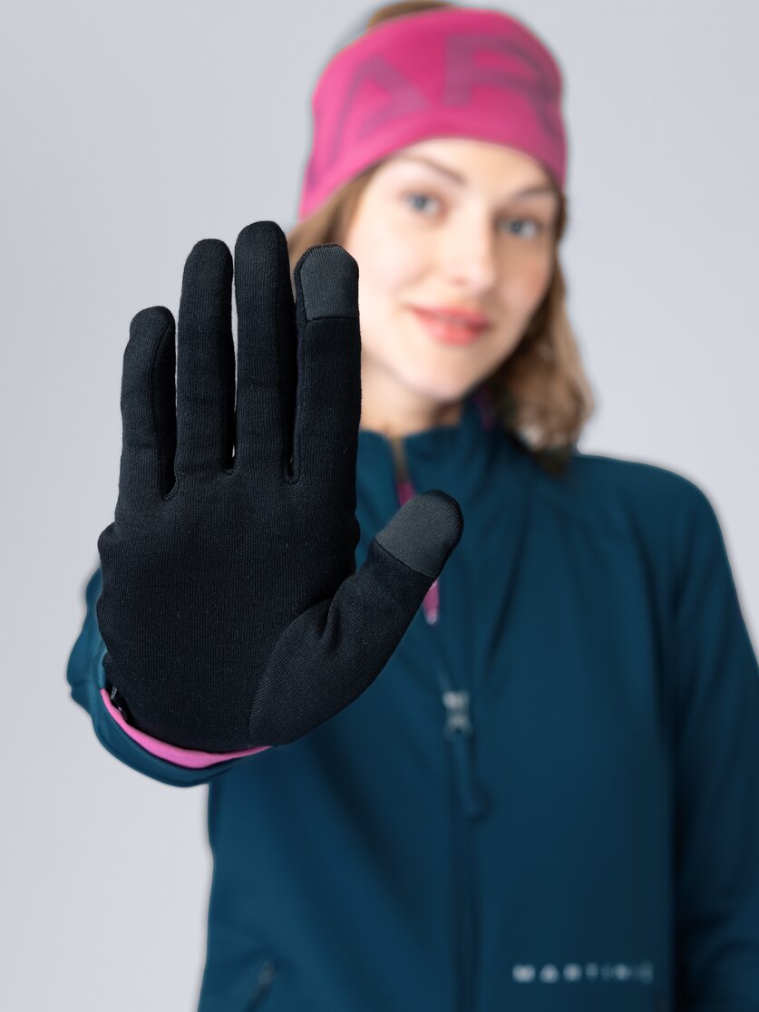 Martini Sportswear - Freeze Gloves Uni - Gloves & mittens in black - Detail 2 - Unisex