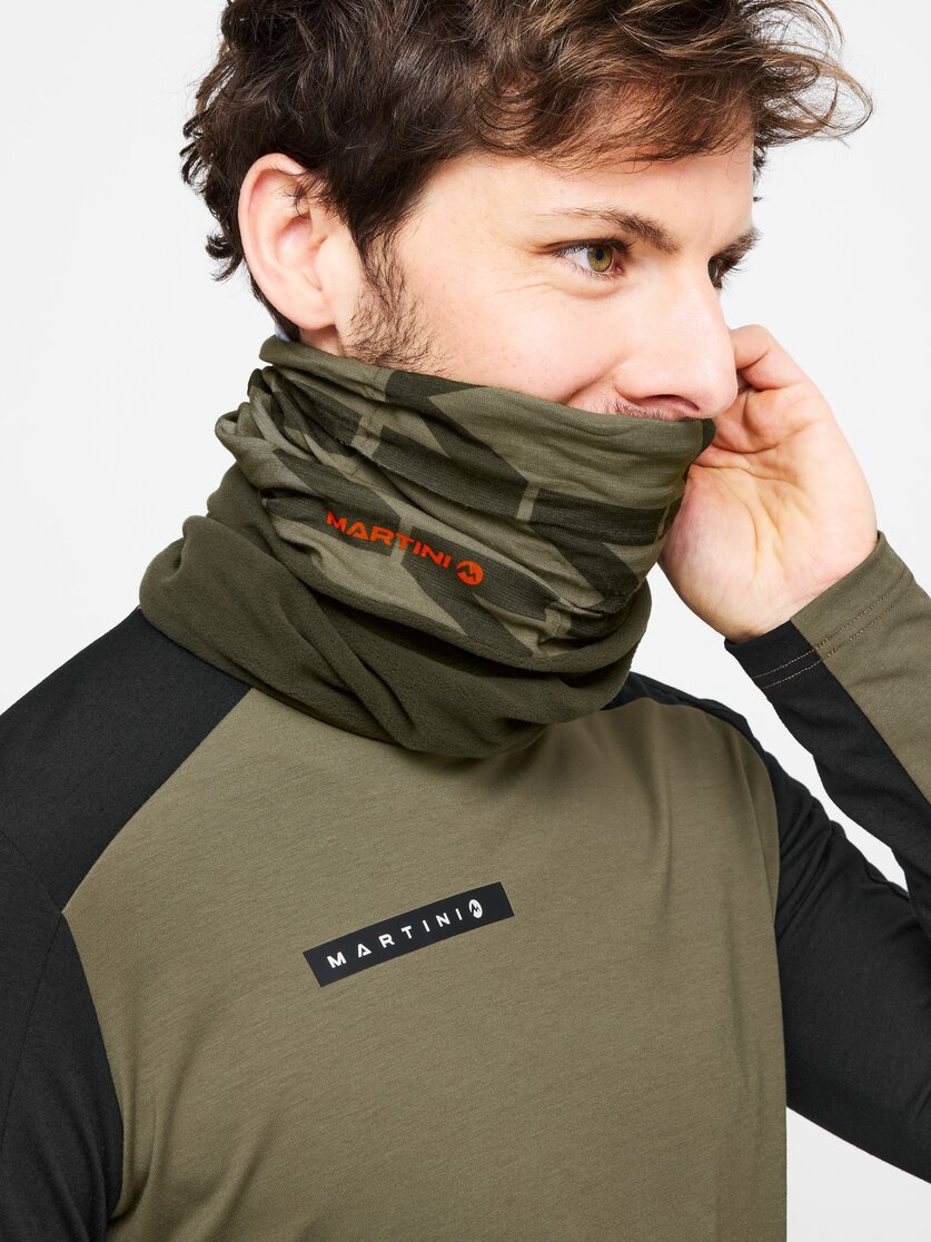 Martini Sportswear - Complete Tube Uni - Schlauchtuch in black-steel - Rückansicht Model - Unisex