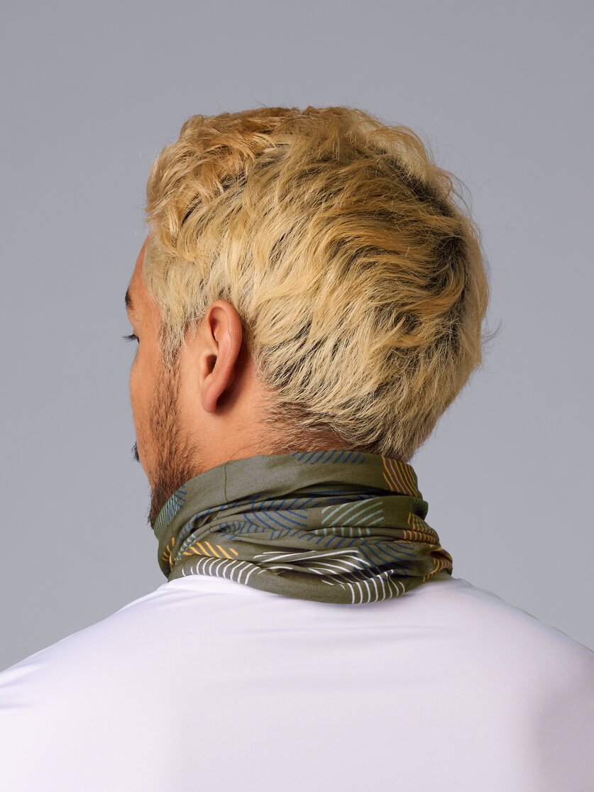 Martini Sportswear - All Passion Tube Uni - Schals in white-poseidon - Rückansicht Model - Unisex