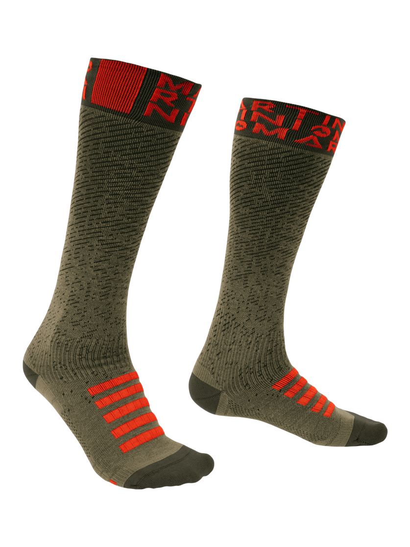 Martini Sportswear - Giro Socks High Uni - Socken in spanish green-lava - Vorderansicht - Unisex