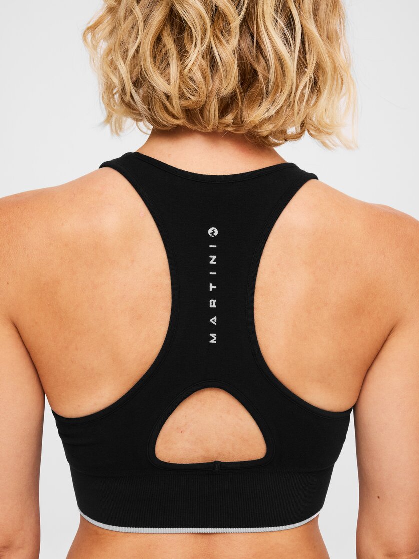 Martini Sportswear - Wanted Bra Seamless W - Sport BHs in black - Detail 2 - Damen