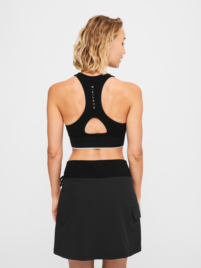 Martini Sportswear - Wanted Bra Seamless W - Sport BHs in black - Rückansicht Model - Damen