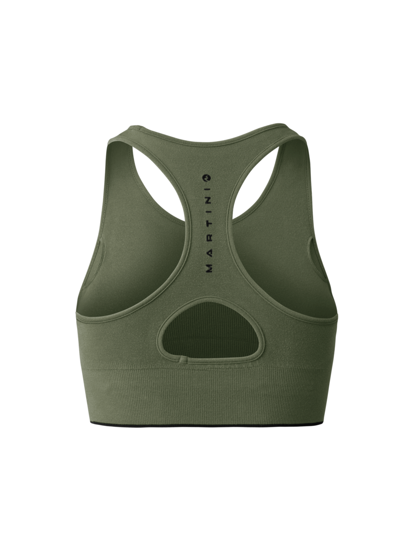 Martini Sportswear - Wanted Bra Seamless W - Sport BHs in spanish green - Rückansicht - Damen