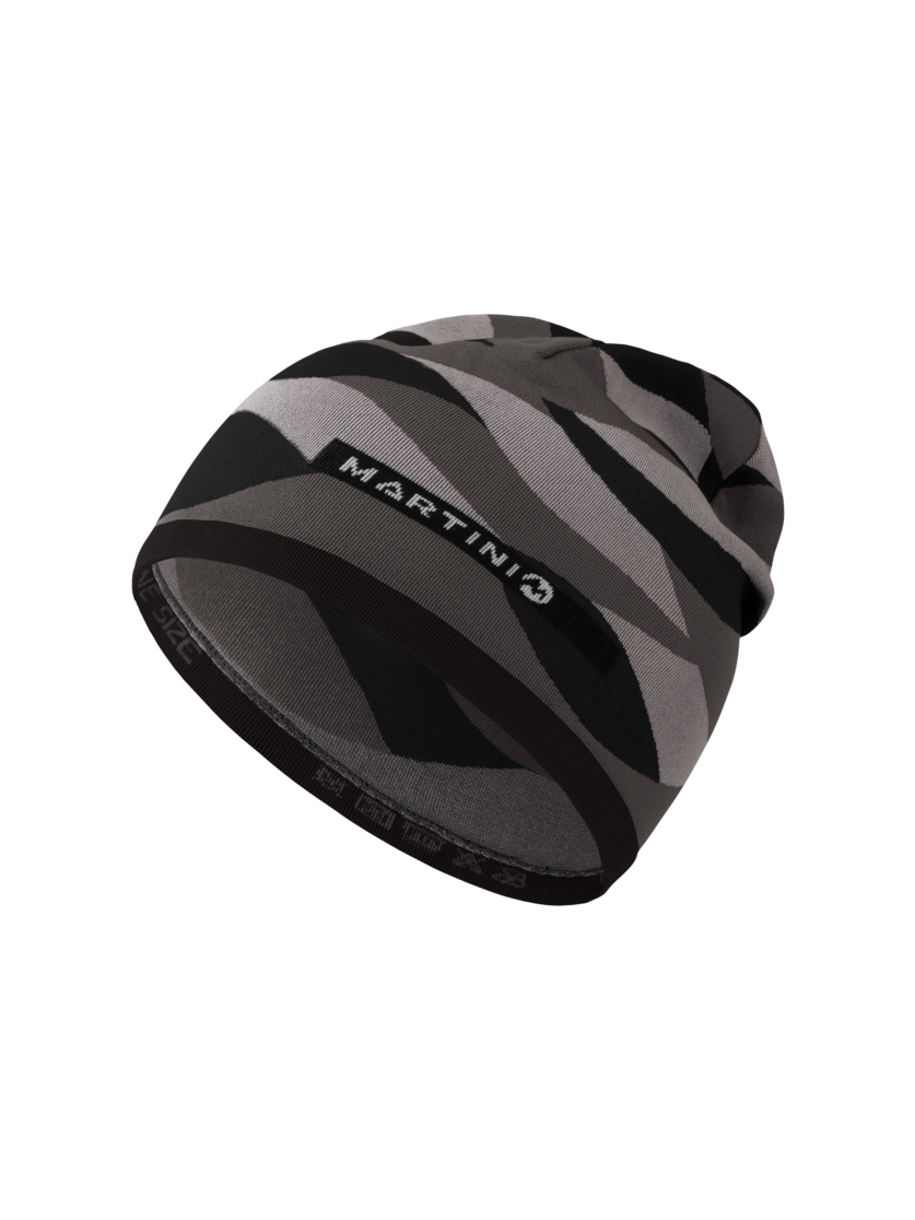 Martini Sportswear - Argon Seamless Cap Uni - Berretto in black-ash - vista frontale - Unisex